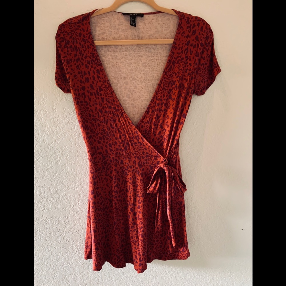 Cute Maroon Leopard Romper